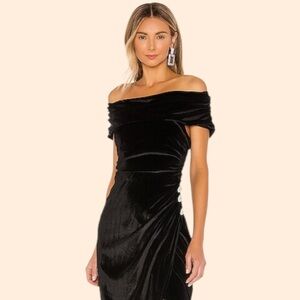 Elegant Black Off-Shoulder Dress